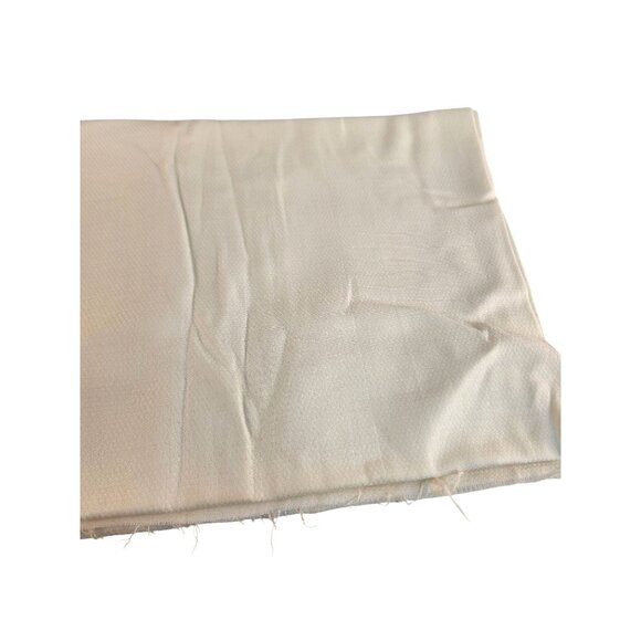 White Woven Fabric Material For Sewing & Crafts 2.5 Yards Textured Pattern Multi - Picture 4 of 7